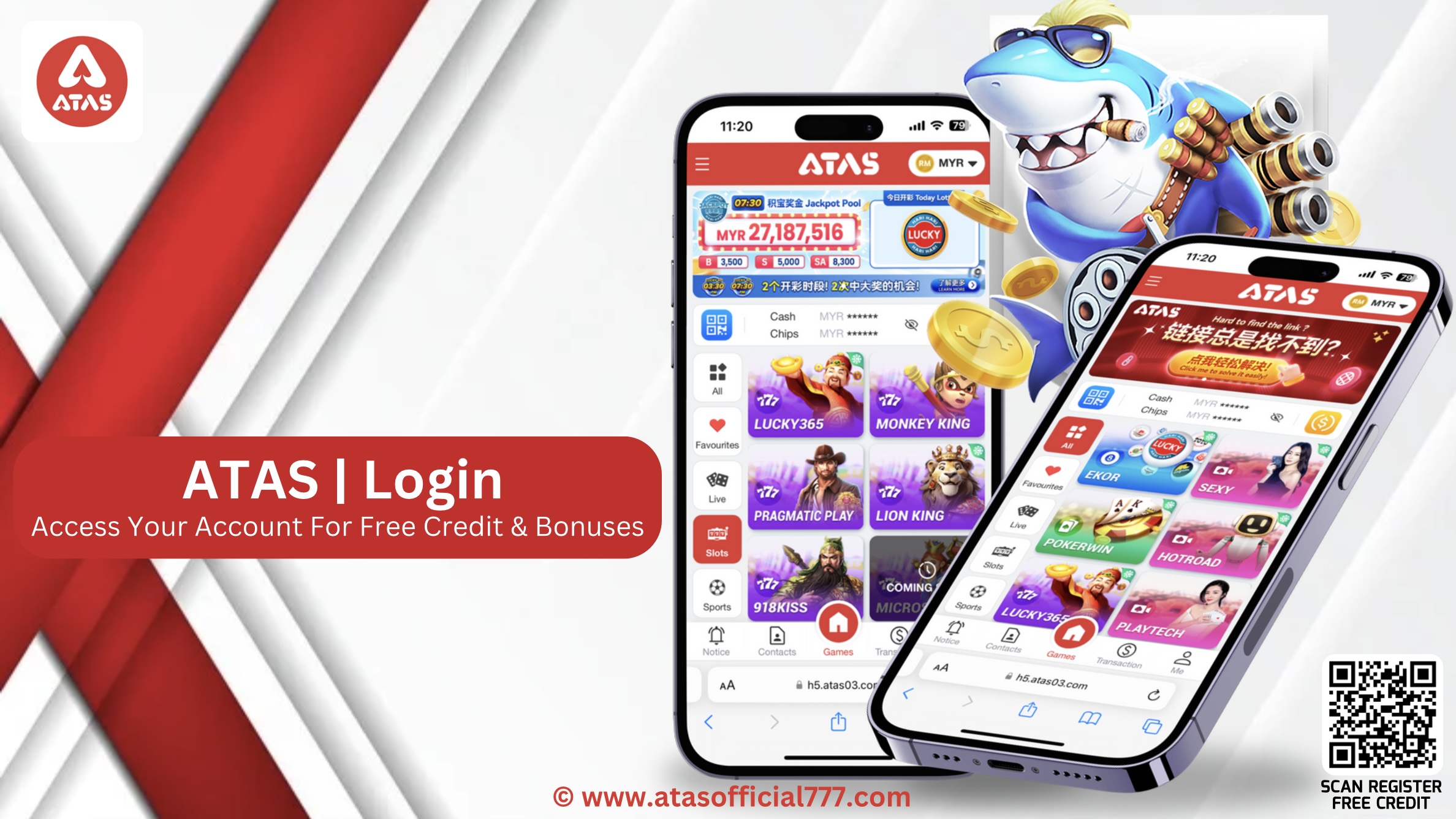 ATAS LOGIN | ATAS | ATAS CASINO | ATAS LOGIN Banner | ATAS Login
